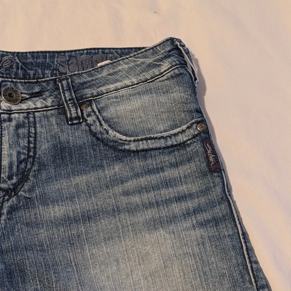Silver Jeans Co Sammy Denim Shorts Womens 27 Medium Wash Cuffed 925 Series Short